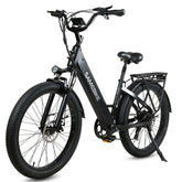 SAMEBIKE RS-A01 Electric Bike - 500W Motor 48V14AH Battery  50KM Range Mechanical Disc Brakes - Black